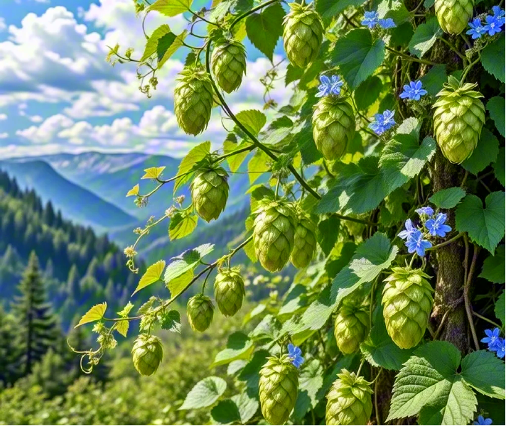 山野中的酒花